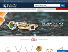 Tablet Screenshot of khannajewels.com